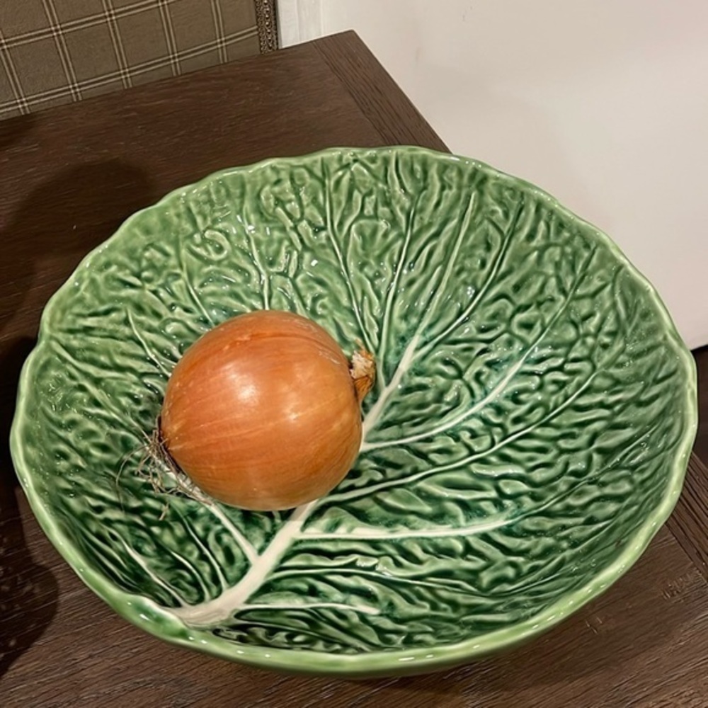 Olfaire lettuce leaf large bowl